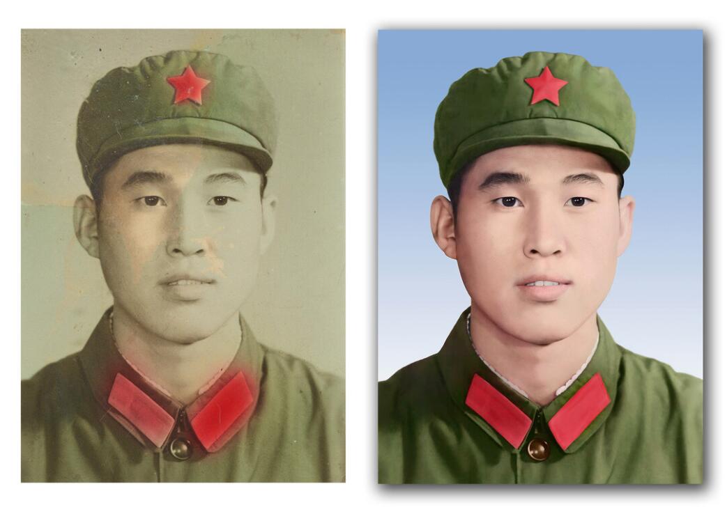 松柏镇破损照片修复-18